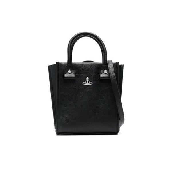25FW 비비안웨스트우드 토트백 4803000DUS000DN403 BLACK DOM