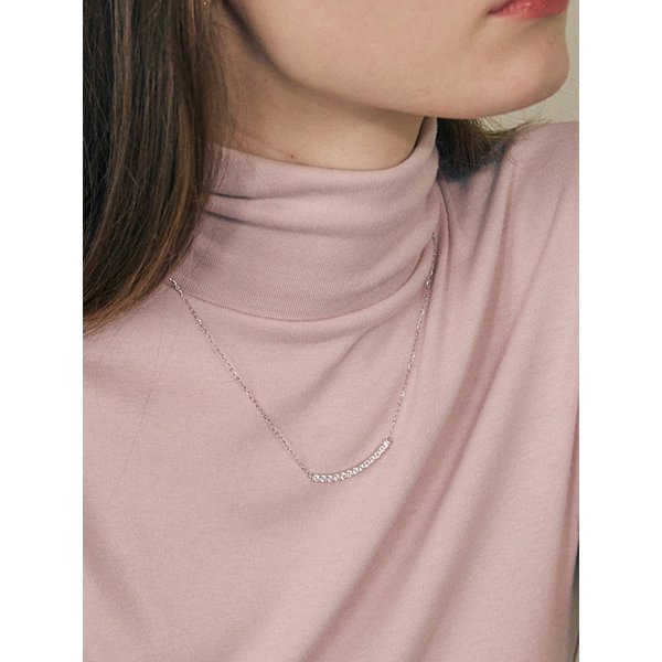 [모이사나이트][S925] Tinyl Moisanite Necklace.NA1706
