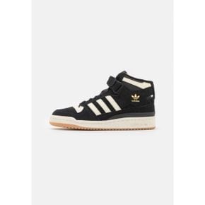 2896154 adidas 아디다스 오리지널스 포럼 MID UNI - 하이탑 트레이너 코어 블랙/크림 화이트