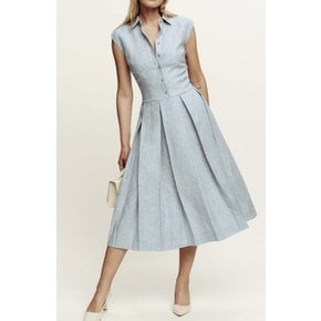 플리티드 린넨 폴로 원피스 (Prim Linen Dress)  RF14307023