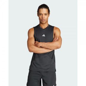 4821417 Adidas Designed for Training Workout HEAT.RDY Tank Top Mens - Black