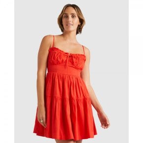 3901780 Billabong Wild Fire Dress - RAD RED