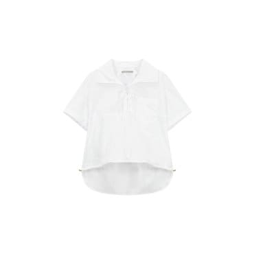 GCUT [대구신세계단독]루즈 핏 레이스업 블라우스(7224260001)