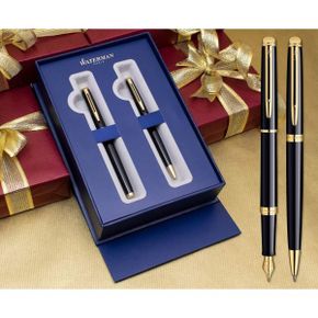 독일 워터맨 만년필 1819308 Waterman Hemisphere Gloss 블랙 Gold Fountain Pen and Ballpoint