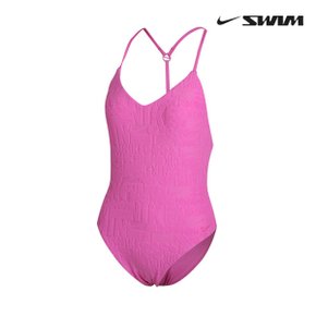스윔 앤서 레트로 플로우 T백 하이컷 여성 원피스 수영복 NESSE244-652_