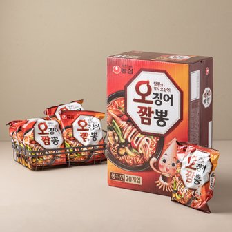 농심 오징어짬뽕 124g X 20입