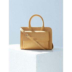 HALLIE TWIN POCKET BAG_SAND NUBUCK