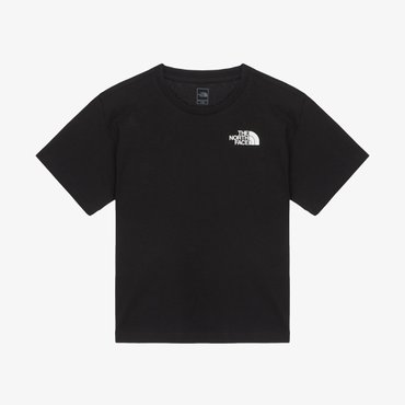 노스페이스 [노스페이스키즈 공식] NT7UR02T 키즈 고-투 반팔 라운드 티_BLACK