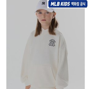 24FW [KIDS]베이직 스몰 로고 후드  7AHDB0144-50CRS(아이보리)