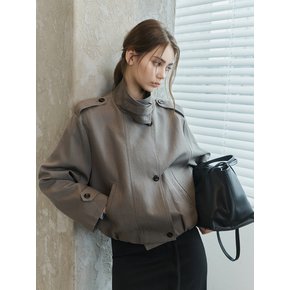 하이넥 트렌치 블루종 점퍼_NFJP6608