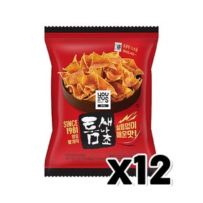 유어스 틈새나쵸 봉지스낵 82g x 12개