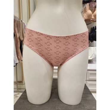 비비안 면 모달 마름모 하트 프린트 위생팬티(PT7930)