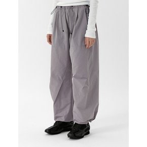 UNISEX 와이드 스트링 팬츠_LIGHT GRAY