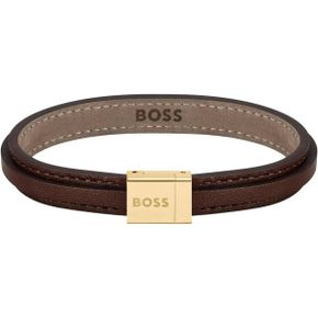 보스 팔찌 남성 BOSS Grover 컬렉션 가죽 블랙 브라운 350082