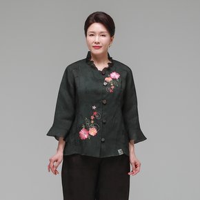 더하랑 애정드리 여름 인견 자켓 카키