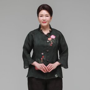 더하랑 애정드리 여름 인견 자켓 카키