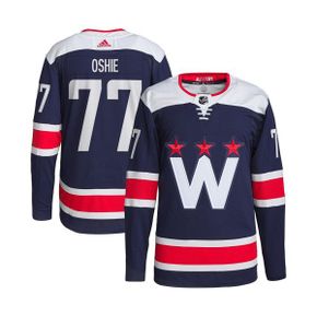 맨즈 TJ Oshie 네이비 워싱턴 캐피털스 어센틱 프로 얼터네이트 플레이어 저지 5184497