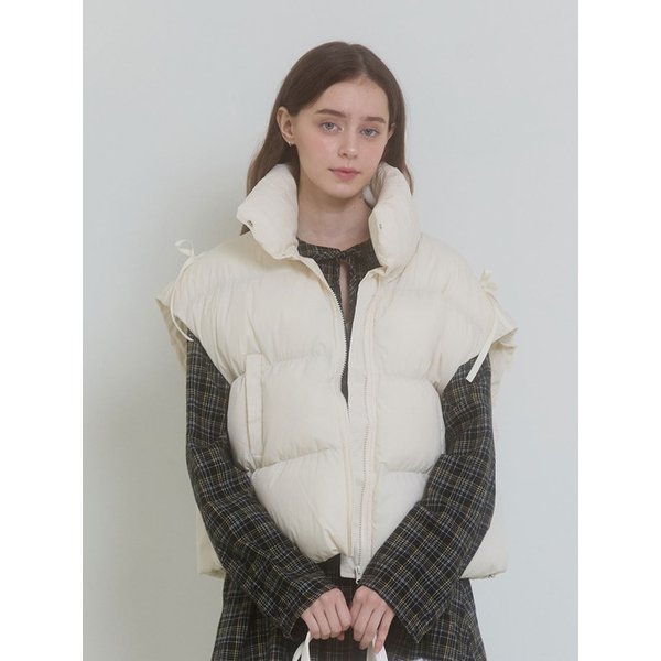 FLUFFY CLOUD VEST_IVORY