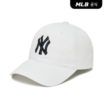 MLB [코리아공식] N-COVER 언스트럭쳐 볼캡 NY (Off White)