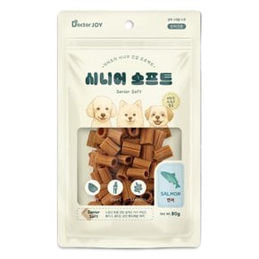 닥터조이 시니어 소프트 연어 80g 강아지간식