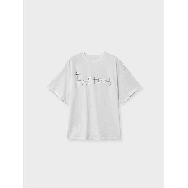 festival t-shirt_ivory