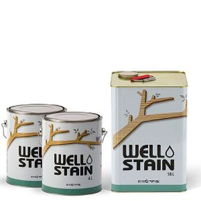 페인트 파고라 웰 월넛 오일스테인 데크 WELL DIY 4리터