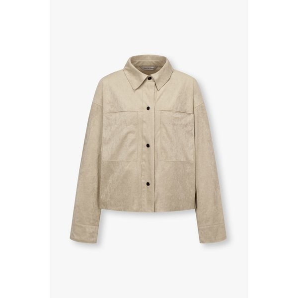 신세틱 스웨이드 크롭 점퍼 7155420004104