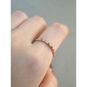 천연다이아 Mellifluous Twist Ring_14K Gold