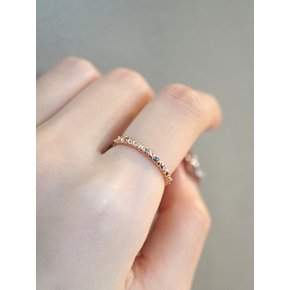 천연다이아 Mellifluous Twist Ring_14K Gold