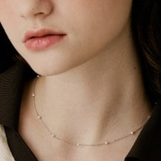 [925 Silver] Pearl Chain Necklace_VH2478NE002M