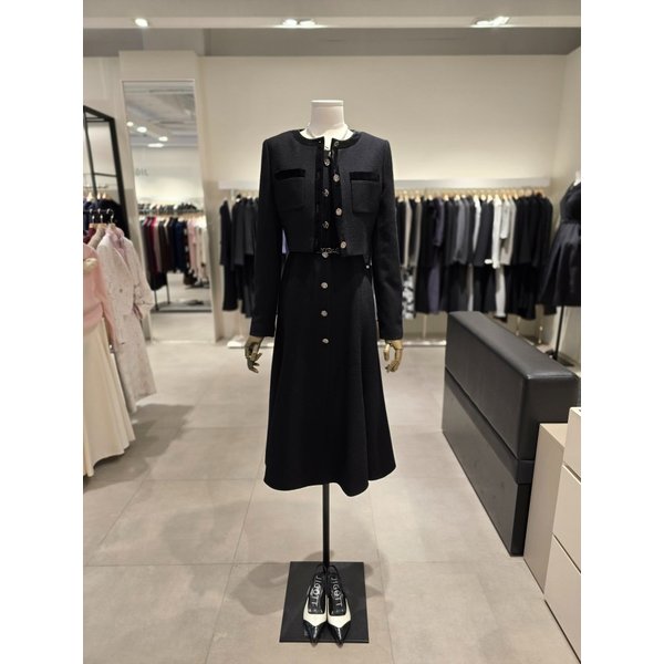 [파주점] 모던 메탈 재킷 레이어드 원피스 JPBA0OP199