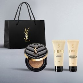 [9월/SSG단독] 엉크르 드 뽀 쿠션 세트(+샤워젤 50ml+바디로션 50ml)