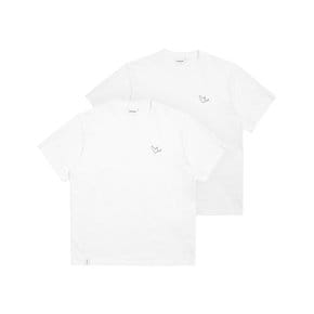엔젤 쿨코튼 2PACK 반팔 티셔츠 - WHITE / Z252UST011