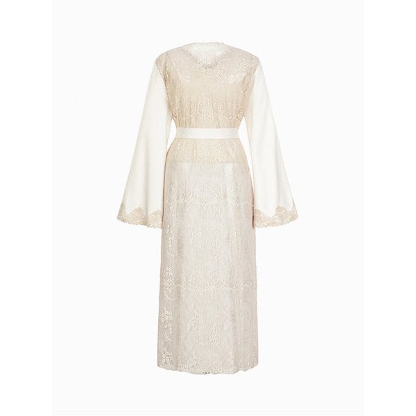 [GRACE SLIP] Long Robe (Ivory)