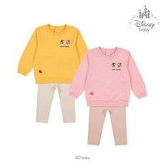 F/W 디즈니CD배색상하(PINK,YELLOW)