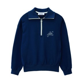 Eve Half Zip _ Deep Blue