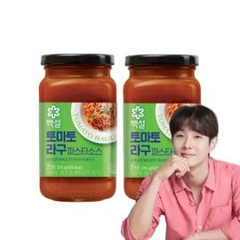 CJ제일제당 백설 토마토라구 파스타소스 375g x2개