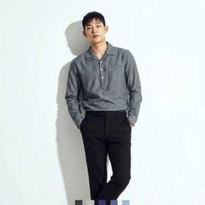 남성 보카시 헨리넥 긴팔 티셔츠 데일리웨어 GFA 1010841_P438426519