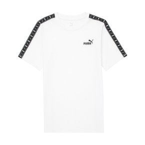 푸마 키즈 에센셜 테이프 반팔티 화이트 685780-02