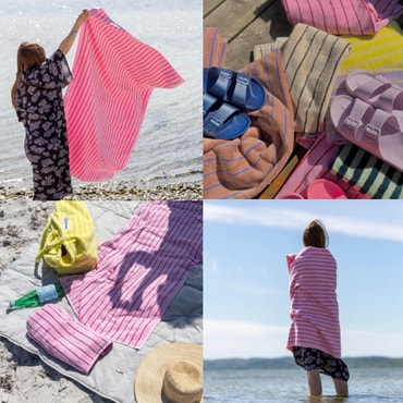 그레이맨션 봉구스타 전신 비치 타월 Bongusta Naram Bath Towel from Denmark