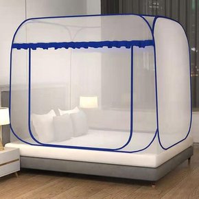 [디작소]여름 사각 원터치 침대모기장 180x200cm