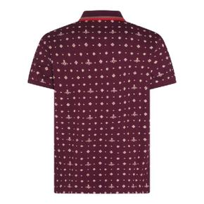 2H01000UJ00AVO201 BURGUNDY BURGUNDY COTTON ORB POLO SHIRT