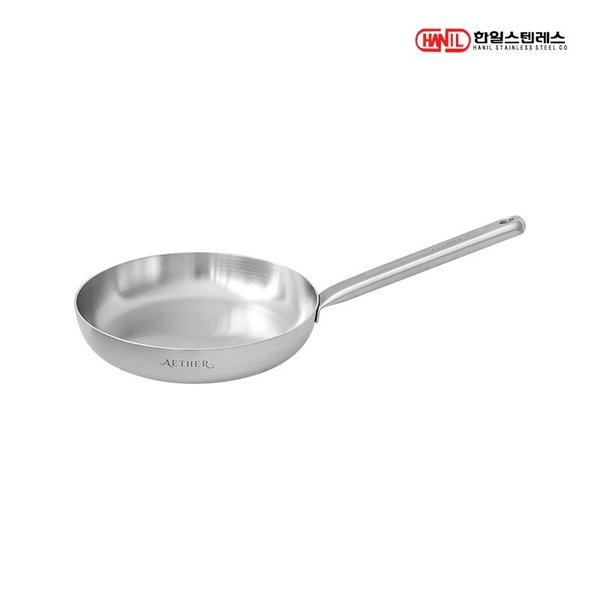 한일STS 에테르 통5중 IH 인덕션가능 무연마제 스텐레스304 후라이팬 24cm