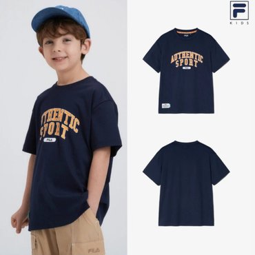 휠라키즈 [20%할인]●25 휠라키즈 바시티 로고 반팔티셔츠 (FK2RSH2101X_INA)