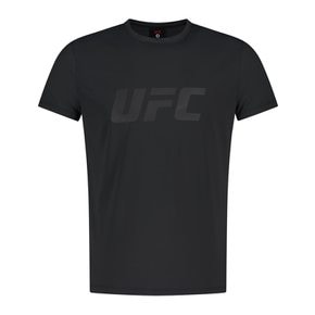 UFC 텐션 빅로고 머슬핏 반팔 티셔츠 블랙 U4SSV2106BK