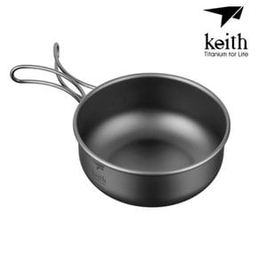 [키이스] KE Titanium Bowl with Folding Handle_Ti5323