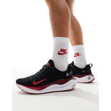 이스퀘어 5094750 Nike Running Reactx Infinity Run sneakers in black and red