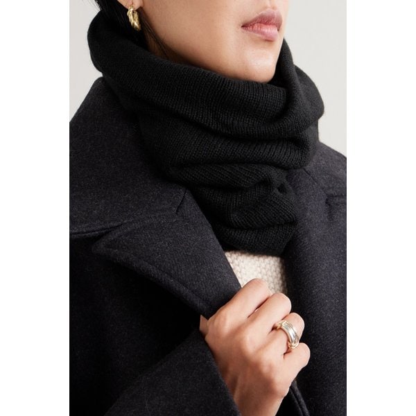 존스톤스 오브 엘긴 리브 니트 캐시미어 스누드 46376663162952941