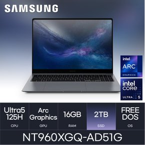 삼성전자 갤럭시북4 프로 NT960XGQ-AD51G(FREEDOS/SSD 2TB/RAM 16GB) HMC