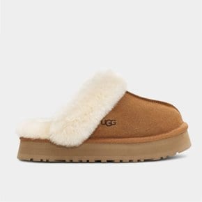 어그 미국 UGG 여성 디스케트 Disquette 플랫폼 키높이 슬리퍼 체스트넛